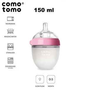 COMOTOMO COMOTOMO - antykolkowa butelka silikonowa MOM'S BREAST 150 ml Pink NEWBORN 45792-uniw - Butelki dla niemowląt COMOTOMO COMOTOMO - antykolkowa butelka silikonowa MOM'S BREAST 150 ml Pink NEWBORN 45792-uniw - Butelki dla niemowląt - miniaturka - grafika 8