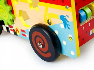 HH POLAND DREWNIANY CHODZIK EDUKACYJNY STRAŻ POŻARNA PCHACZ HH-HM013238 - Pchacze - miniaturka - grafika 10