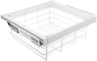 Meble modułowe i akcesoria - GTV Szuflada z koszem drucianym 90 cm biała Elite - miniaturka - grafika 1