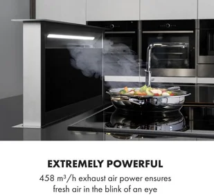 Klarstein Royal Flush Eco 90 Czarny (CGCH3-RoyalFlush90-E) - Okapy kuchenne - miniaturka - grafika 3