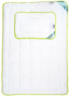 Kołdry i poduszki dla dzieci - Poduszka i kołdra antyalergiczna dziecięca AMZ Panda Bamboo Kolor biały Rozmiar 90x120 + 40x60 - miniaturka - grafika 1