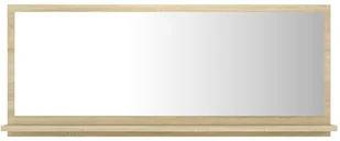 vidaXL Lumarko Lustro łazienkowe, dąb sonoma, 90x10,5x37 cm, płyta wiórowa 804583 - Lustra - miniaturka - grafika 3