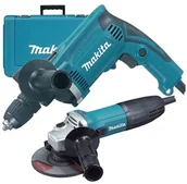 Zestawy elektronarzędzi - MAKITA Zestaw Combo szlifierka kątowa 125 mm + wiertarka udarowa (DK0050X1) - miniaturka - grafika 1