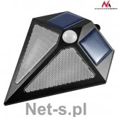 Akcesoria do oświetlenia - Maclean MCE168 Lampa solarna ścienna 6 LED z czujnikiem ruchu 2x solar - miniaturka - grafika 1