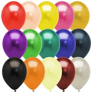 Gemar Balony GEMAR metal 26cm mix kolorów 100szt. (GM90-mix) BN15GMR - Balony i akcesoria - miniaturka - grafika 3