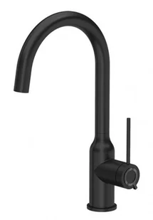 QUADRON Bateria zlewozmywakowa stalowa INGRID Q LINE Very Black kolor czarny mat - Baterie kuchenne QUADRON Bateria zlewozmywakowa stalowa INGRID Q LINE Very Black kolor czarny mat - Baterie kuchenne - miniaturka - grafika 1