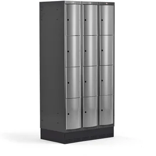 AJ Produkty Metalowa szafa ubraniowa na cokole - Szafki BHP - miniaturka - grafika 25