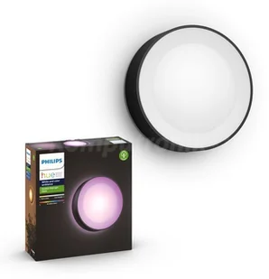 Philips HUE Signify Poland Sp z o.o Hue WACA kinkiet zewnętrzny LED Daylo 15W 1050lm 2000K6500K RGB czarny IP44 1746530P7 915005843201 - Lampy ogrodowe - miniaturka - grafika 2