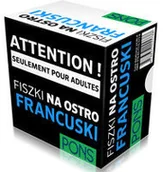 Książki do nauki języka francuskiego - Pons PONS. Fiszki na ostro. Francuski - Praca zbiorowa - miniaturka - grafika 1