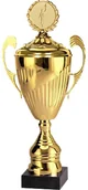 Gadżety dla kibiców - VS VS, Puchar złoty z przykrywką, 7098/DP, metalowy - miniaturka - grafika 1