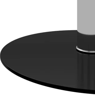 VidaXL Lumarko Stolik kawowy, czarny, 40 cm, szkło hartowane 322781 VidaXL - Ławy i stoliki kawowe - miniaturka - grafika 4