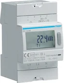 Liczniki energii elektrycznej - HAGER Licznik energii elektrycznej 1-fazowy EC154M EC154M - miniaturka - grafika 1