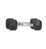 Hantle i ciężarki - Hantle Hex 2x3kg gumowane THORN+fit - miniaturka - grafika 1