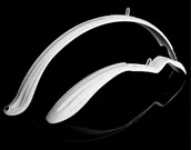 Błotniki rowerowe - SIMPLA Błotniki Raptor biały / Montaż: komplet / Rozmiar koła: 26" 27,5" 28" / Rozmiar: XL SPL-RAPTOR-XL WH - miniaturka - grafika 1