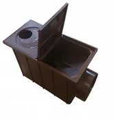 Rynny i akcesoria - Osadnik Rynnowy boczny rynny poziomy brązowy - miniaturka - grafika 1