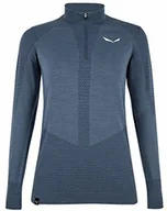 Koszulki sportowe męskie - Salewa Damska koszulka z zamkiem błyskawicznym W Zebru Responsive 1/2 00-0000027968 - miniaturka - grafika 1