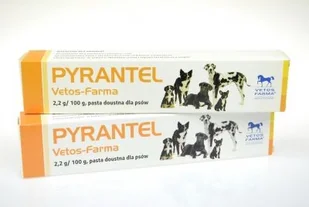 vetos-farma Pyrantel pasta dla psów 10g odrobaczanie - Artykuły przeciw pasożytom - miniaturka - grafika 2