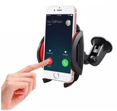 Uchwyty samochodowe do telefonów - Mobilari Uchwyt Samochodowy na szybę do telefonu M111013BE 1573-74475_20220309120455 - miniaturka - grafika 1