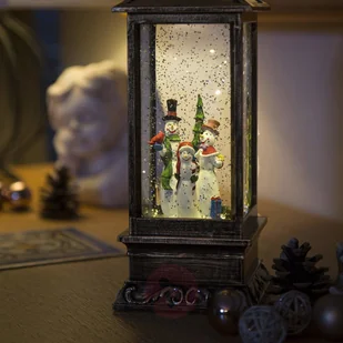 KonstSmide Wypełniona wodą latarnia LED Bałwanek - Oświetlenie świąteczne - miniaturka - grafika 5