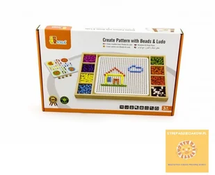 Viga Kreatywna układanka i chińczyk 2w1 -25% V59990 - Klocki - miniaturka - grafika 5