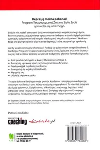 Burda Pokonaj depresję. Program 6 kroków bez leków Stephen S. Ilardi - Poradniki psychologiczne - miniaturka - grafika 2