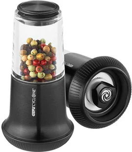 Gefu Młynek do soli lub pieprzu X-Plosion mały czarny powlekany G-34626 - Pojemniki na przyprawy - miniaturka - grafika 2
