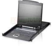 Przełączniki KVM - Aten CL1308N-ATA-2XK06GG 8-Port 19" LCD KVM Switch CL1308N-ATA-2XK06GG - miniaturka - grafika 1