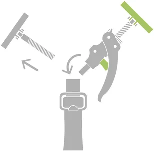 PIHER Multi-podpora teleskopowa z mechanizmem sprężynowym P3ARM+ 168-300cm P34093 P34093 - Imadła i ściski - miniaturka - grafika 5