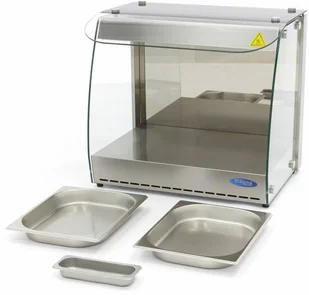 MAXIMA Witryna grzewcza Maxima - 1 poziom - 2x 1/2 GN MAXIMA 09400750 - Szafy i witryny grzewcze - miniaturka - grafika 5