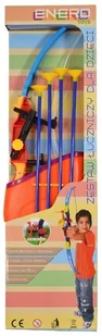 VK1 ZESTAW ŁUCZNICZY ENERO ŁUK 78CM 4 STRZAŁY KOŁCZAN #H1 1019475 - Zabawki i gry sportowe - miniaturka - grafika 2