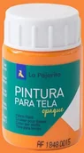 Farby i media malarskie - La Pajarita Farba do Tkanin Ciemnych 35 ml Pomarańcz LP-TO-05-206622 - miniaturka - grafika 1
