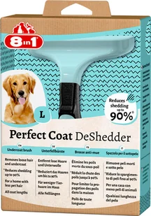 Zolux 8in1 Perfect Coat DeShedder Dog L zgrzebło do wyczesywania podszerstka dla psa L - Szczotki i furminatory - miniaturka - grafika 5