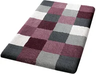 Maty antypoślizgowe - Kleine Wolke Dywanik łazienkowy 60x105 cm Caro stara róża KW-5426407382 - miniaturka - grafika 1