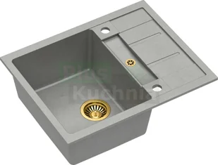 QUADRON MORGAN 116 szary metalik + odpływ złoty PVD (HB8210U5-G1) HB8210U5-G1 - Zlewozmywaki QUADRON MORGAN 116 szary metalik + odpływ złoty PVD (HB8210U5-G1) HB8210U5-G1 - Zlewozmywaki - miniaturka - grafika 3