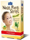 Maseczki do twarzy - Purederm plastry na nos oczyszczające pory Aloes, 6 szt. - miniaturka - grafika 1