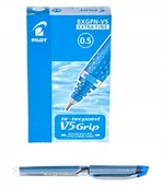 Długopisy - Pilot Cienkopis V5 Grip niebieski opakowanie 12 szt. - miniaturka - grafika 1