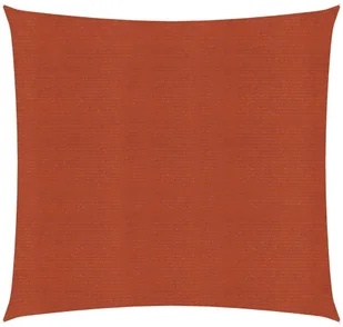 vidaXL Żagiel przeciwsłoneczny, 160 g/m, terakotowy, 4x4 m, HDPE vidaXL - Parasole ogrodowe - miniaturka - grafika 2