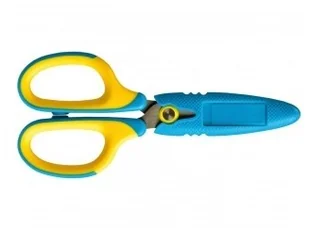 TETIS Nożyczki biurowe GN265-NR 5 1/4 " nieb-żół GN265-YN - Nożyczki - miniaturka - grafika 2
