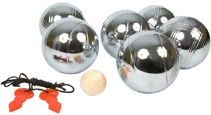 ENERO Kule do gry 6szt boule petanque walizka aluminiowa Enero - Zabawki i gry sportowe - miniaturka - grafika 2