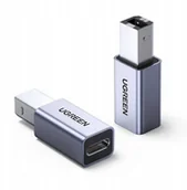 Przełączniki KVM - Adapter Usb-c na Usb-b Ugreen US382 do drukarki - miniaturka - grafika 1