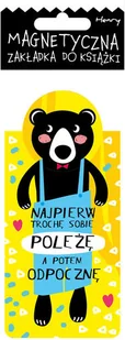Henry Zakładka magnetyczna - Misiek poleżę - Zakładki do książek - miniaturka - grafika 2