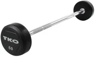 Pozostały sprzęt siłowy - Master TKO prosta gumowana Rubber Straight Bar 35 kg TKO K805R-35 - miniaturka - grafika 1