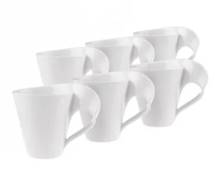Villeroy & Boch 10 2484 9651 NewWave Caff kubek z uchem L, biały, 1 - opakowanie 10-2484-9651 - Kubki - miniaturka - grafika 3