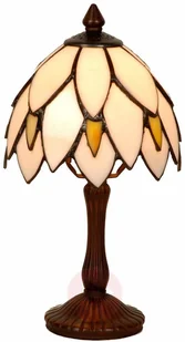 Clayre & Eef Lilli gustowna lampa stołowa styl Tiffany - Lampy stojące - miniaturka - grafika 2