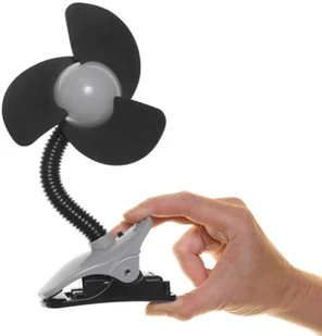 Dreambaby Dreambaby Wentylator na wózek - czarno-szary PCR2278 - Walizki dla dzieci - miniaturka - grafika 2