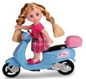 Lalki dla dziewczynek - Artyk Natalia ze skuterem - miniaturka - grafika 1