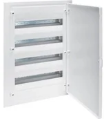 Rozdzielnie elektryczne - Hager Polo Rozdzielnica podtynkowa Golf 4-rzędowa 4X18M pełne drzwi VF418PD - miniaturka - grafika 1