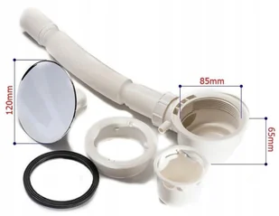 231 HYDAR BRODZIK SLIM PROSTOKĄTNY 100x80 AKRYL GRUBY+ SYFON 23178207 78207-uniw - Brodziki prysznicowe - miniaturka - grafika 7