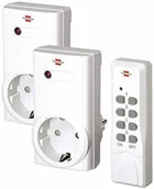 Pozostałe oświetlenie - Brennenstuhl zestaw przycisków radiowych RCS 1000 N Comfort 1 nadajnik ręczny ,2 schaltem pfaenger 1000 W (1507150) - miniaturka - grafika 1