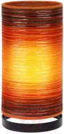 Lampy stojące - Woru Lampa stołowa Julie owinięta nitkami, pomarańczowa - miniaturka - grafika 1